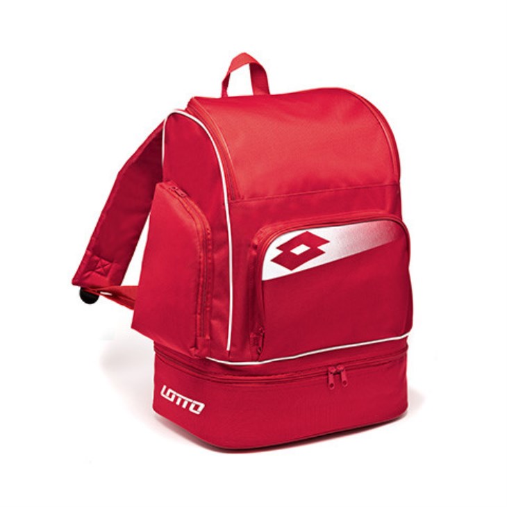 Bolsos Lotto Soccer Backpack II With Shoe Holder Rojas | CN130853E5