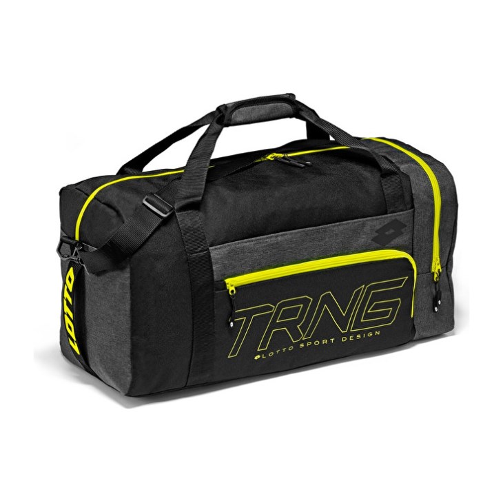 Bolsos Lotto Training Negras Amarillo | SK774037S9