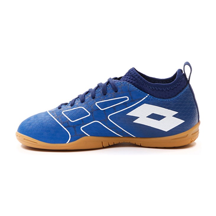 Botas de Futbol Lotto Maestro 700 III ID JR Niños Azules Blancas Azules | RN570067B6