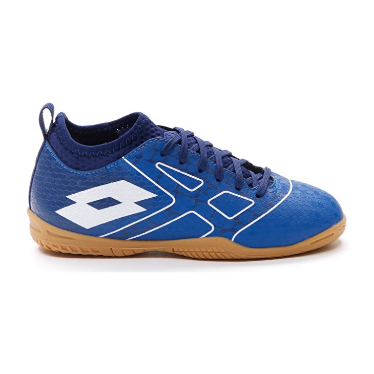 Botas de Futbol Lotto Maestro 700 III ID JR Niños Azules Blancas Azules | RN570067B6