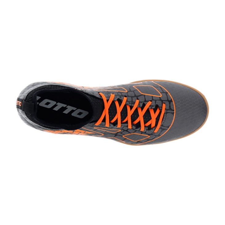 Botas de Futbol Lotto Maestro 700 II ID Hombre Gris Oscuro Naranjas | VJ122932N2
