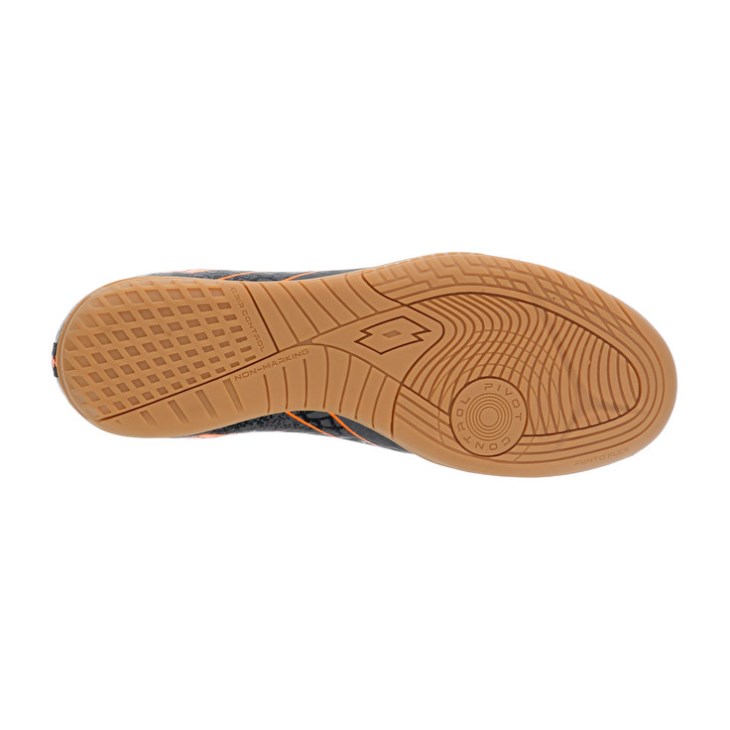 Botas de Futbol Lotto Maestro 700 II ID Hombre Gris Oscuro Naranjas | VJ122932N2
