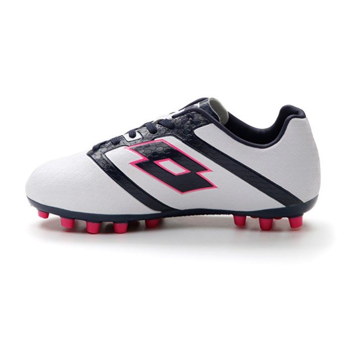 Botas de Futbol Lotto Maestro 700 IV AGM JR Niños Negras Rojas | CB428732P3