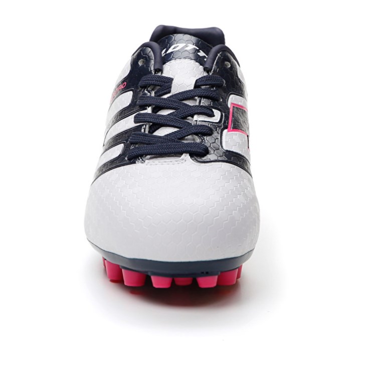 Botas de Futbol Lotto Maestro 700 IV AGM JR Niños Negras Rojas | CB428732P3