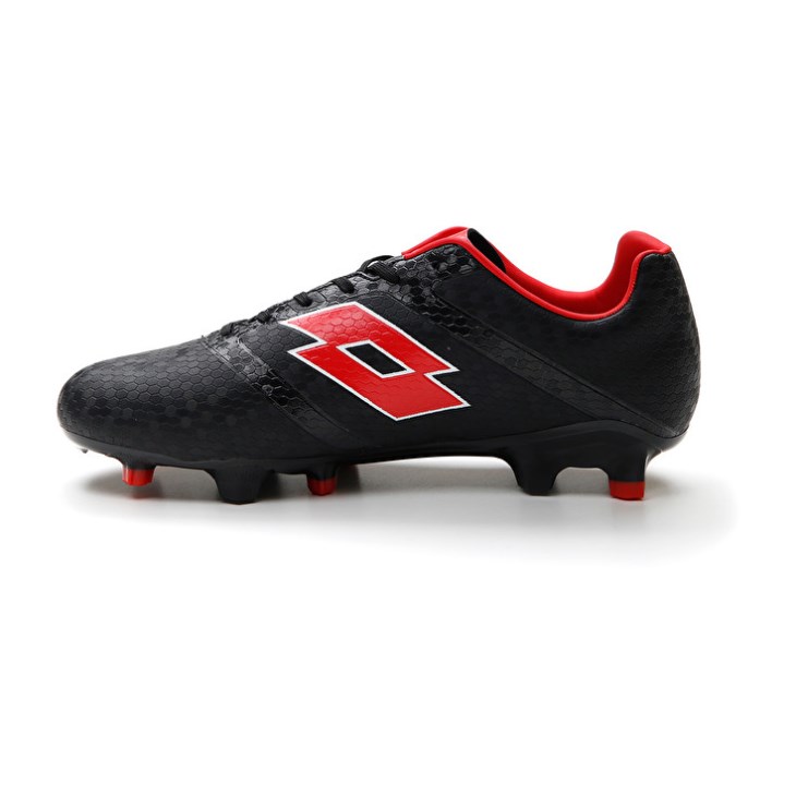 Botas de Futbol Lotto Maestro 700 IV FG Hombre Negras Rojas | IV523972I0