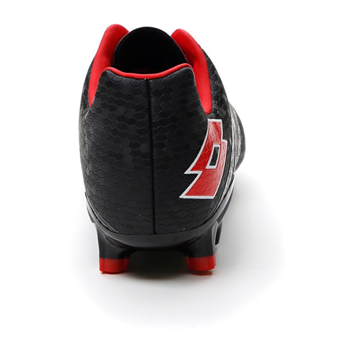 Botas de Futbol Lotto Maestro 700 IV FG Hombre Negras Rojas | IV523972I0