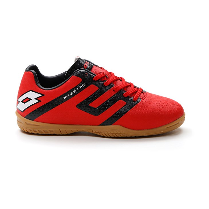 Botas de Futbol Lotto Maestro 700 IV ID JR Niños Rojas Negras | IW627302G2