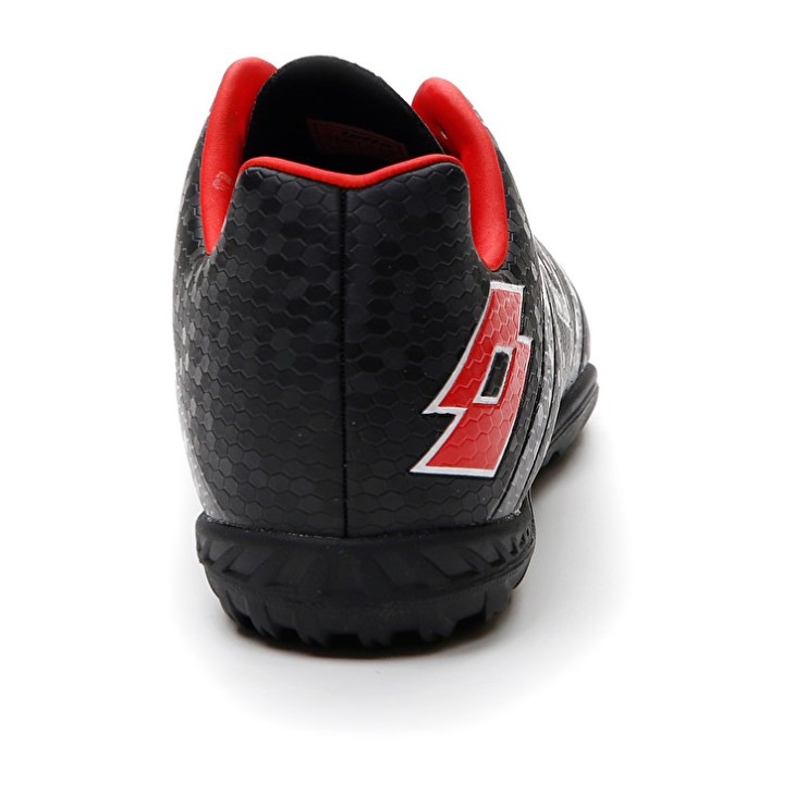 Botas de Futbol Lotto Maestro 700 IV TF Hombre Negras Rojas | YC860136M4