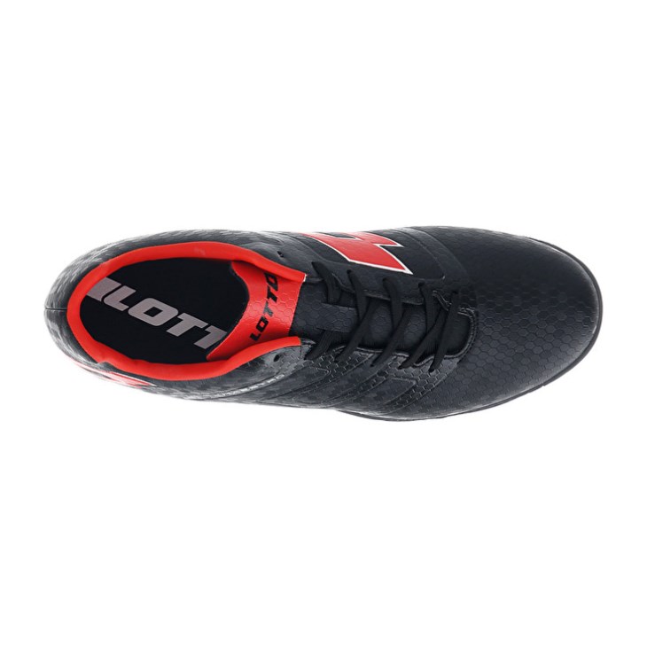Botas de Futbol Lotto Maestro 700 IV TF Hombre Negras Rojas | YC860136M4