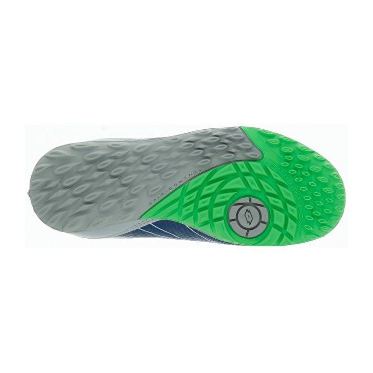 Botas de Futbol Lotto Maestro 700 TF JR Niños Plateadas Azules Verde | AJ835133B7