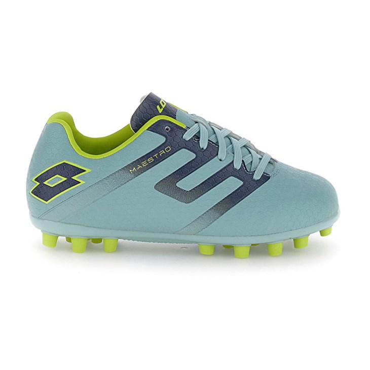 Botas de Futbol Lotto Maestro 700 V AGM JR Niños Verde Azules | BU969466F8
