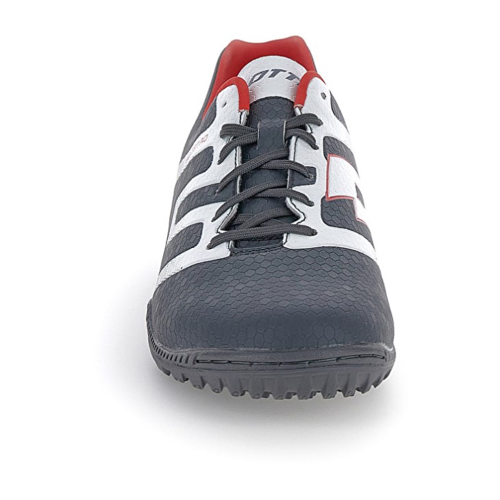 Botas de Futbol Lotto Maestro 700 V TF Hombre Gris Oscuro Blancas | BO155145A5