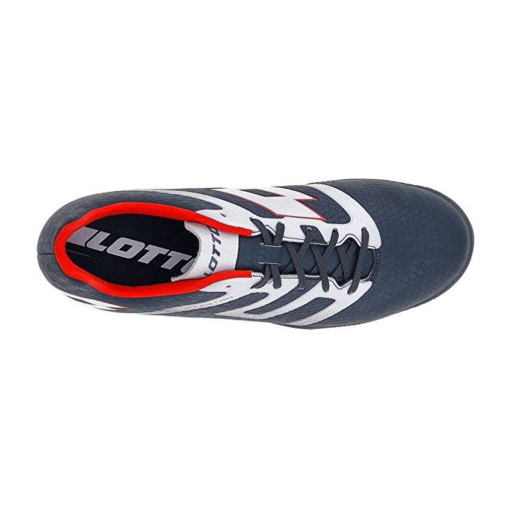 Botas de Futbol Lotto Maestro 700 V TF Hombre Gris Oscuro Blancas | BO155145A5