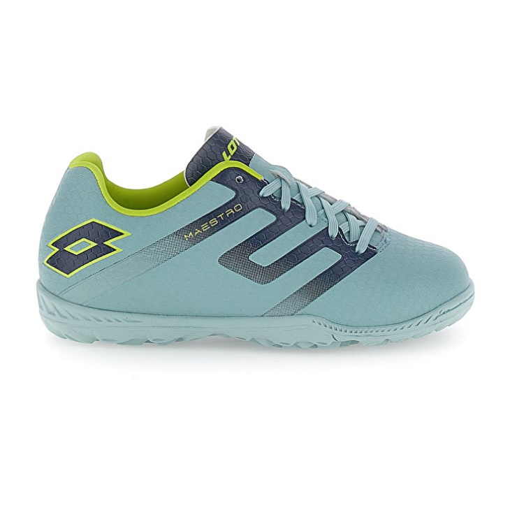 Botas de Futbol Lotto Maestro 700 V TF JR Niños Verde Azules | ET638333A3