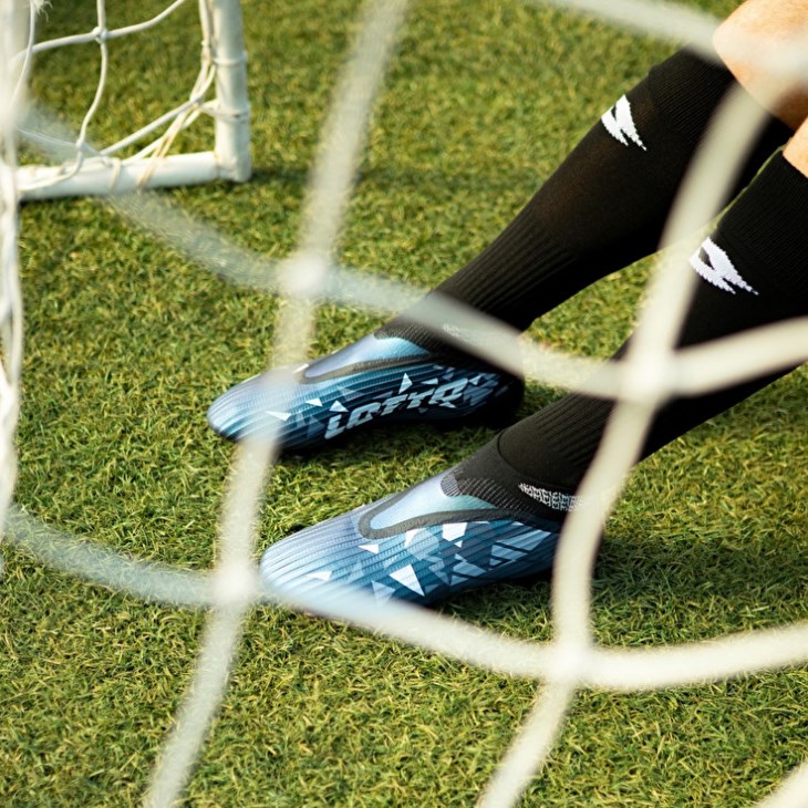 Botas de Futbol Lotto Solista 100 IV Gravity FG Hombre Negras Gris Oscuro Gris | BQ090369D1