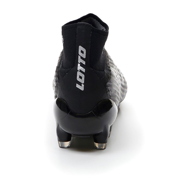 Botas de Futbol Lotto Solista 100 IV Gravity FG Hombre Negras Gris Oscuro Gris | BQ090369D1