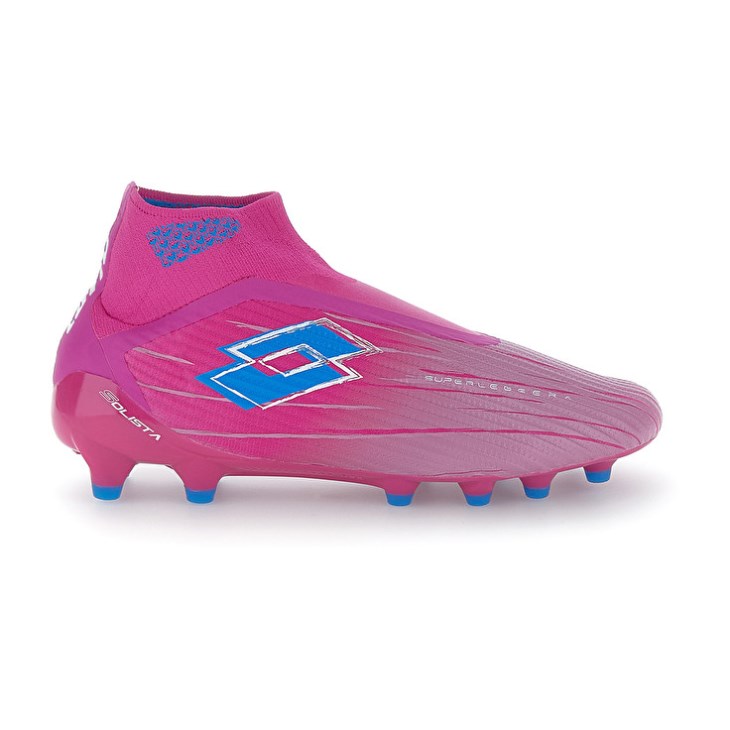 Botas de Futbol Lotto Solista 100 Ix Gravity FG Hombre Rosas | NC950795F7