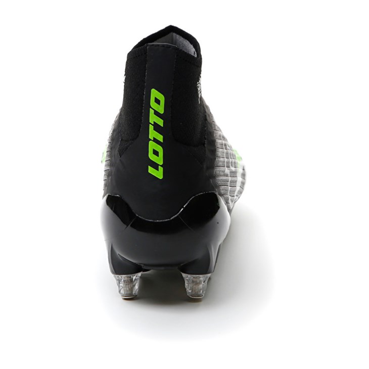 Botas de Futbol Lotto Solista 100 VI Gravity SGX Hombre Negras Blancas Verde | TR158985Z0