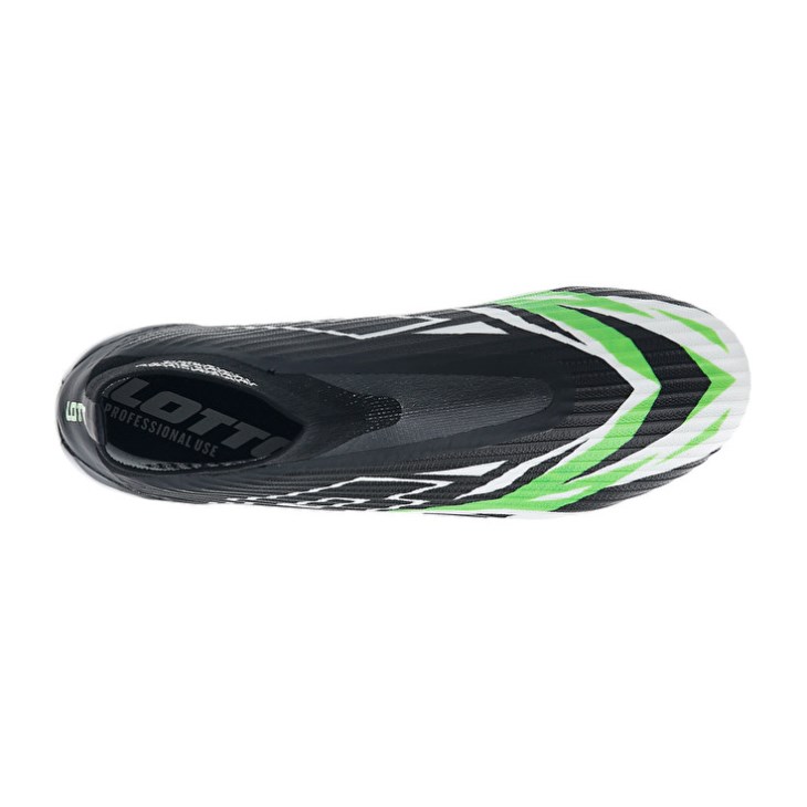 Botas de Futbol Lotto Solista 100 VI Gravity SGX Hombre Negras Blancas Verde | TR158985Z0
