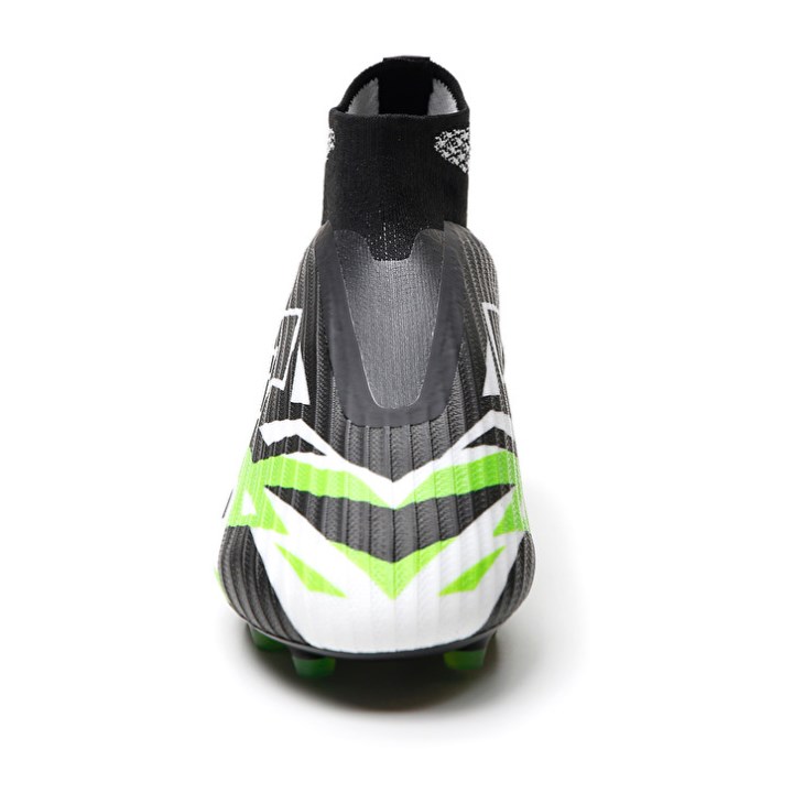 Botas de Futbol Lotto Solista 100 VI Gravity FG Hombre Negras Blancas Verde | DQ278637X8