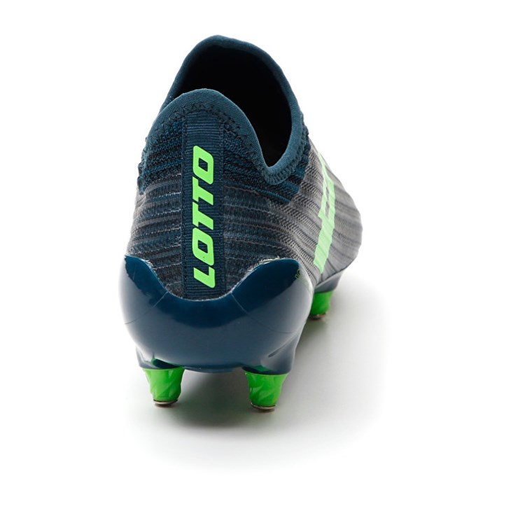 Botas de Futbol Lotto Solista 200 III SG 6 Hombre Azul Marino Azules Verde | WM117121L1
