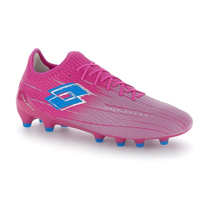 Botas de Futbol Lotto Solista 200 Ix FG Hombre Rosas | UI689808W0