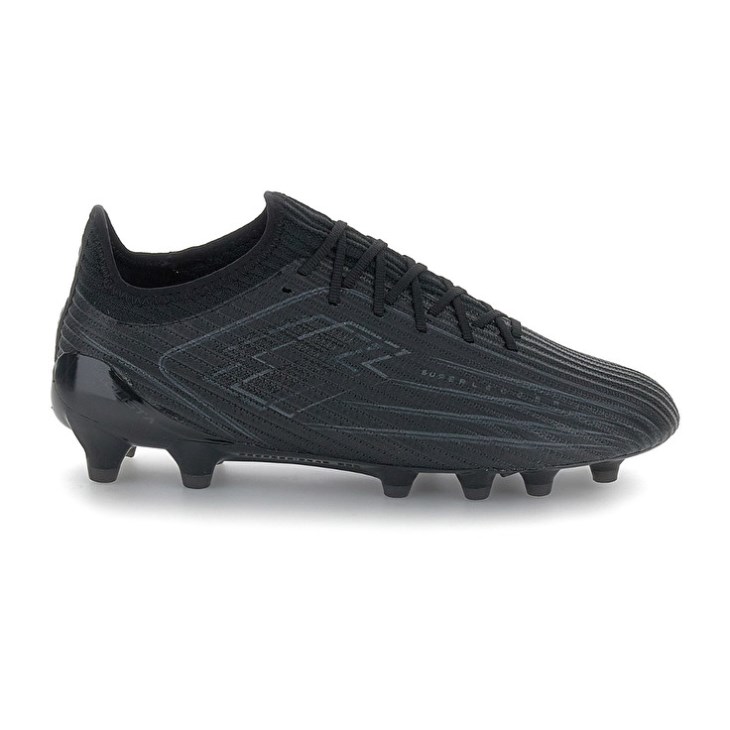 Botas de Futbol Lotto Solista 200 VIII FG Hombre Negras | LD966456Z5