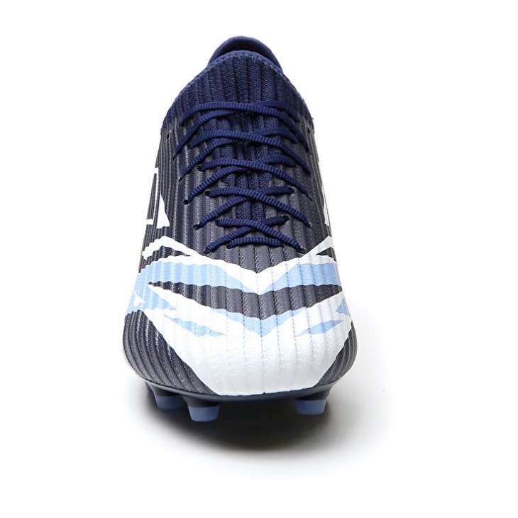 Botas de Futbol Lotto Solista 200 VI FG Hombre Azul Marino Azules Blancas Azules | YW579477B2