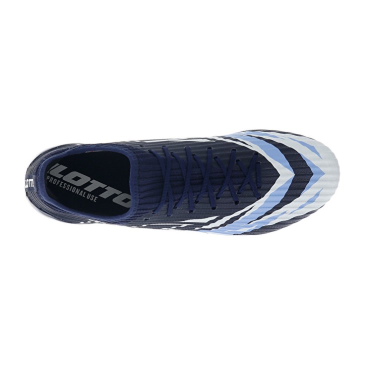 Botas de Futbol Lotto Solista 200 VI FG Hombre Azul Marino Azules Blancas Azules | YW579477B2