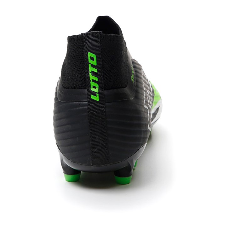 Botas de Futbol Lotto Solista 300 VI Gravity FG Hombre Negras Blancas Verde | OZ498619E7