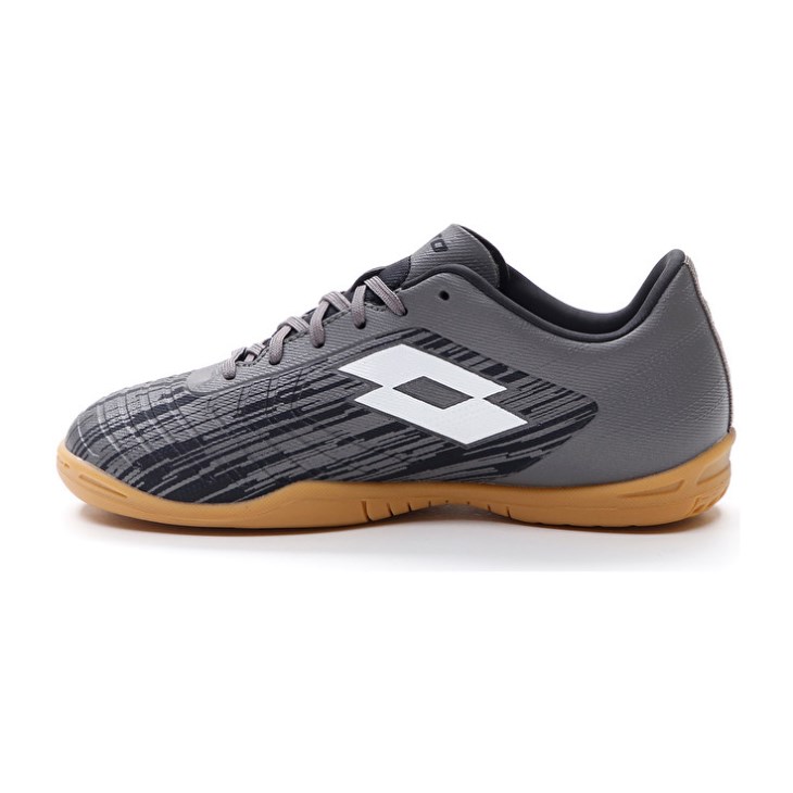 Botas de Futbol Lotto Solista 700 III ID JR Niños Negras Blancas Gris | IO985228A8