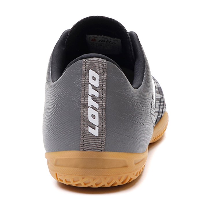Botas de Futbol Lotto Solista 700 III ID JR Niños Negras Blancas Gris | IO985228A8