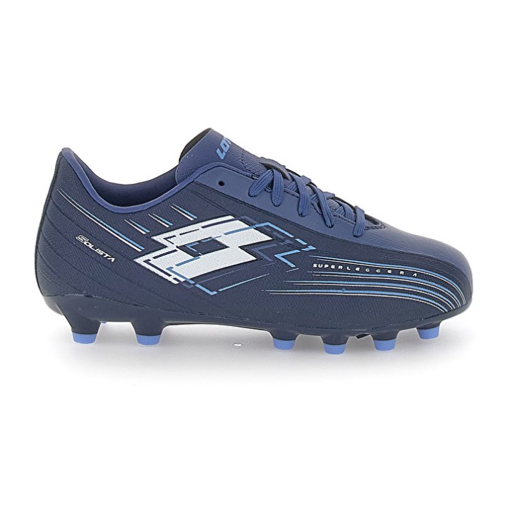 Botas de Futbol Lotto Solista 700 VIII FG JR Niños Moradas | ER007510U1