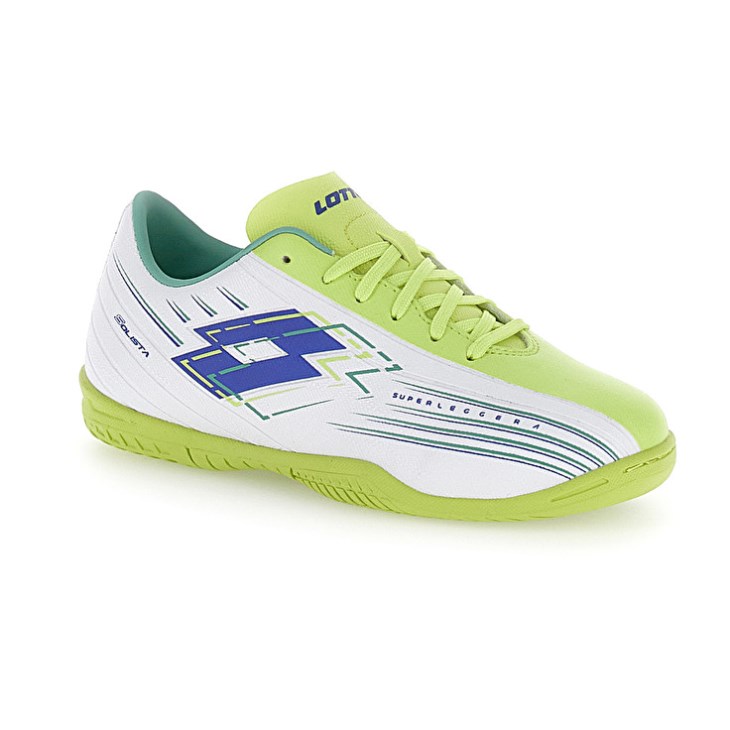 Botas de Futbol Lotto Solista 700 VIII ID JR Niños Blancas Verde Amarillo | FP482348E4
