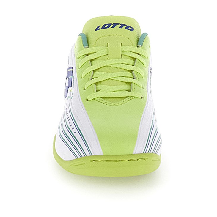 Botas de Futbol Lotto Solista 700 VIII ID JR Niños Blancas Verde Amarillo | FP482348E4