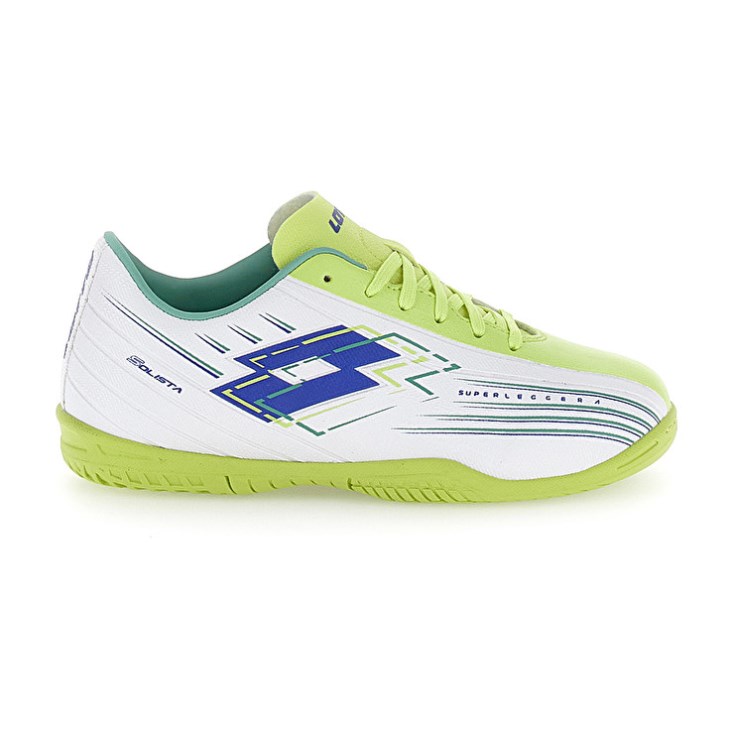 Botas de Futbol Lotto Solista 700 VIII ID JR Niños Blancas Verde Amarillo | FP482348E4