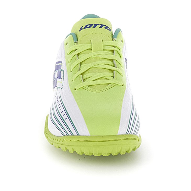Botas de Futbol Lotto Solista 700 VIII TF JR Niños Blancas Verde Amarillo | AH858645A6