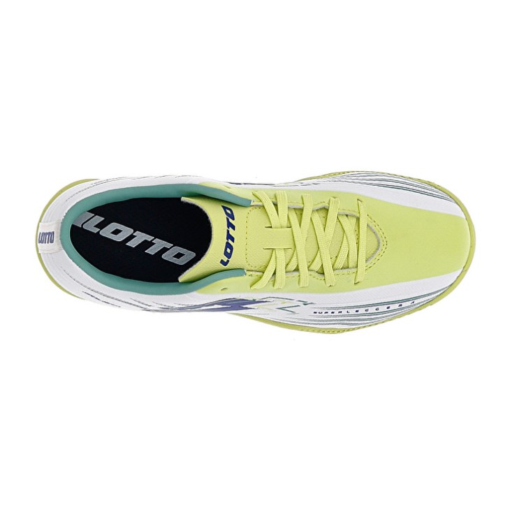 Botas de Futbol Lotto Solista 700 VIII TF JR Niños Blancas Verde Amarillo | AH858645A6