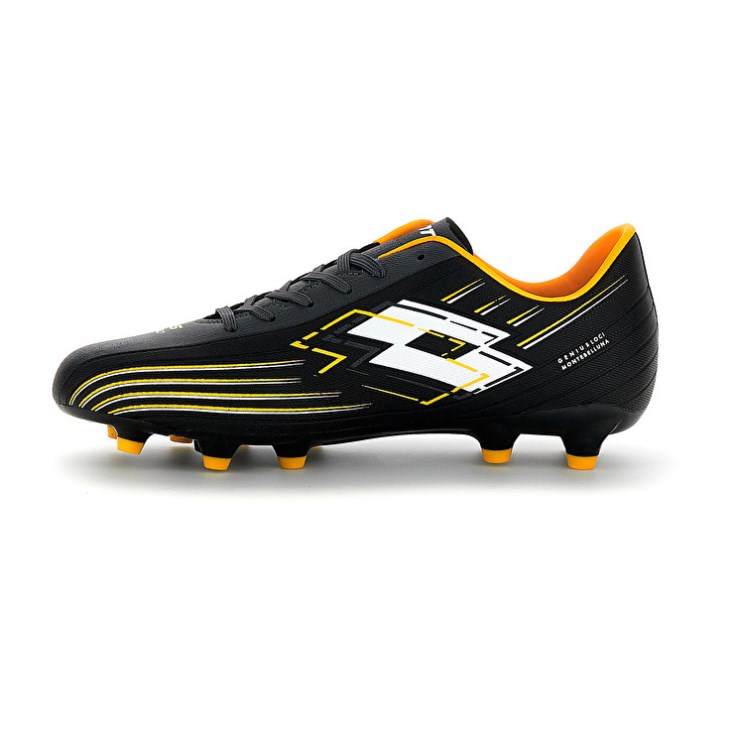 Botas de Futbol Lotto Solista 700 VII FG Hombre Negras Amarillo | GK038453P6