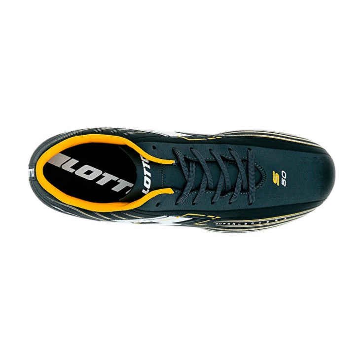 Botas de Futbol Lotto Solista 700 VII FG Hombre Negras Amarillo | GK038453P6