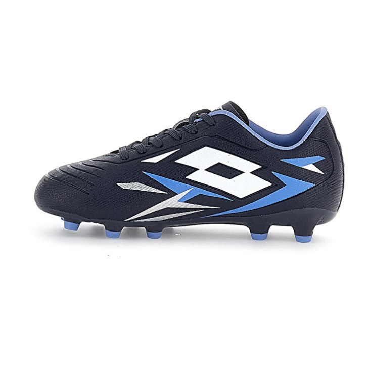 Botas de Futbol Lotto Solista 700 VI FG JR Niños Azul Marino Azules Blancas Azules | QT803930F6