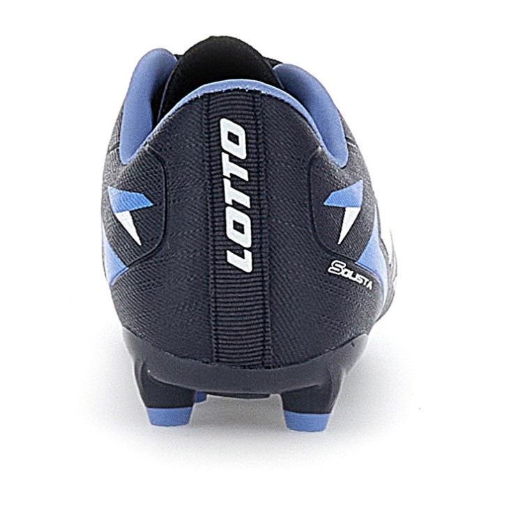 Botas de Futbol Lotto Solista 700 VI FG JR Niños Azul Marino Azules Blancas Azules | QT803930F6