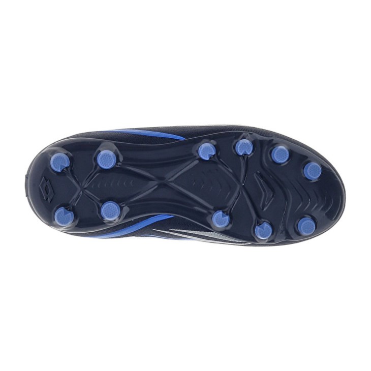 Botas de Futbol Lotto Solista 700 VI FG JR Niños Azul Marino Azules Blancas Azules | QT803930F6