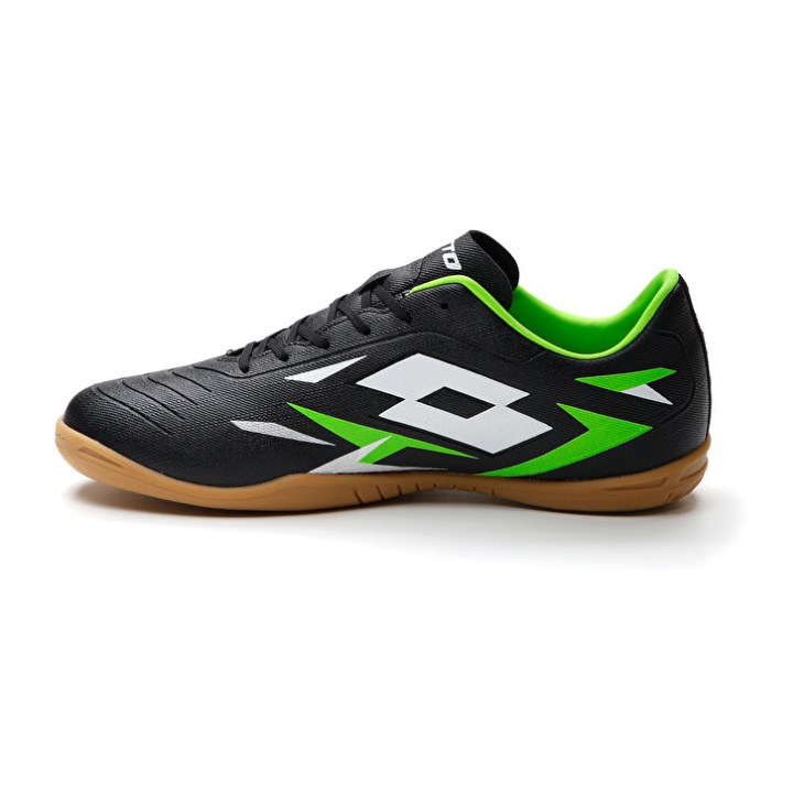 Botas de Futbol Lotto Solista 700 VI ID Hombre Negras Verde | FF318691L2