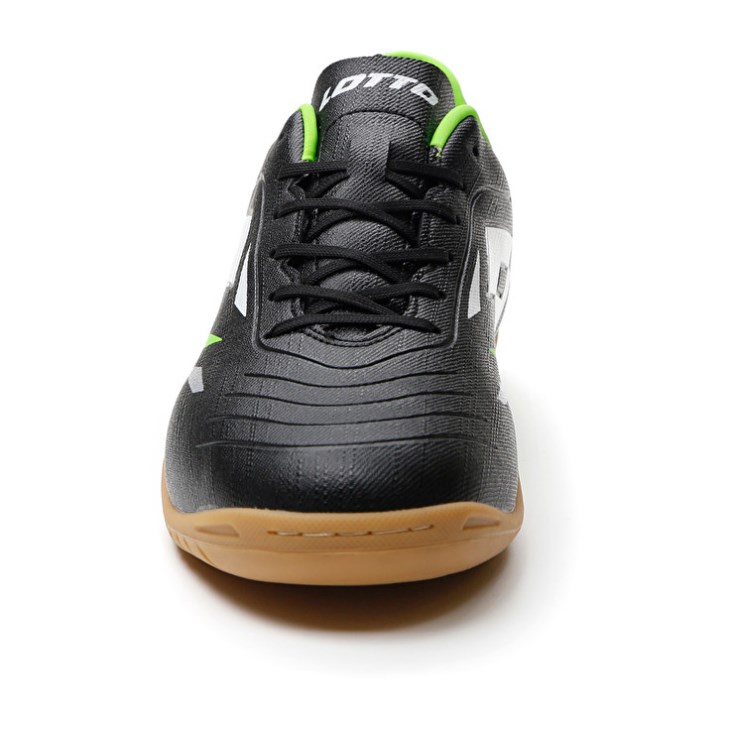 Botas de Futbol Lotto Solista 700 VI ID Hombre Negras Verde | FF318691L2