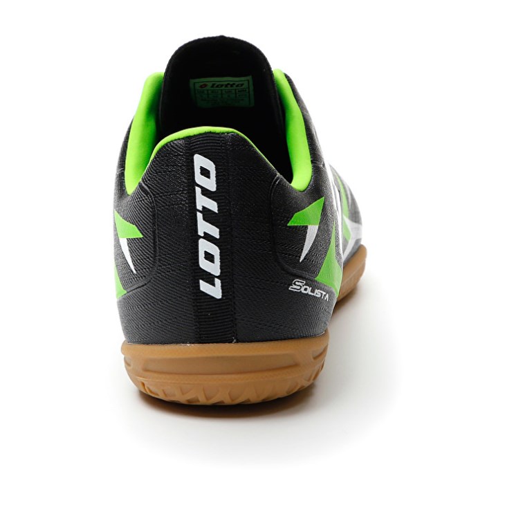 Botas de Futbol Lotto Solista 700 VI ID Hombre Negras Verde | FF318691L2