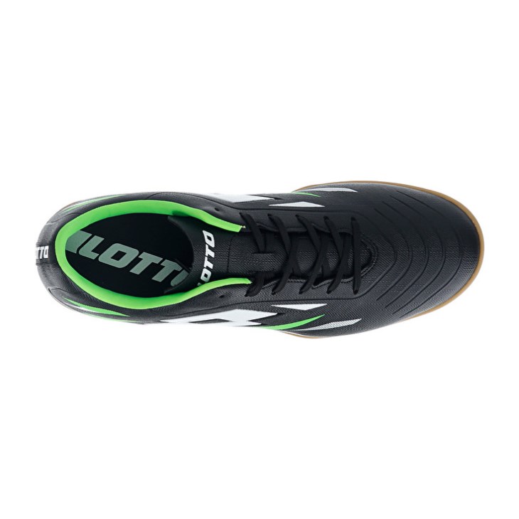 Botas de Futbol Lotto Solista 700 VI ID Hombre Negras Verde | FF318691L2