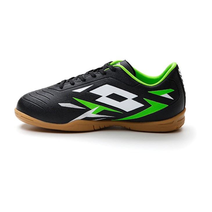 Botas de Futbol Lotto Solista 700 VI ID JR Niños Negras Verde | WT840524F5