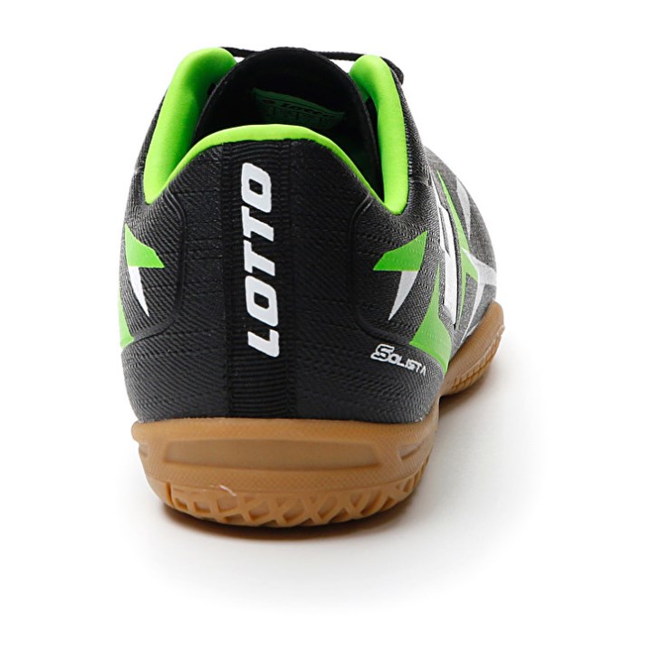 Botas de Futbol Lotto Solista 700 VI ID JR Niños Negras Verde | WT840524F5
