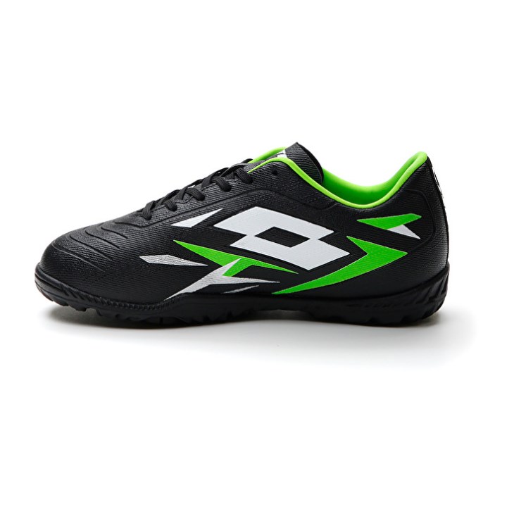 Botas de Futbol Lotto Solista 700 VI TF JR Niños Negras Verde | WL704690E2